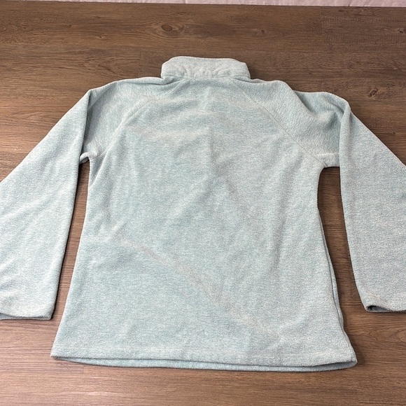 Eddie Bauer Women’s Light Teal 1/4 Zip Micro-fleece Pullover Top, size Medium - Picture 8 of 10